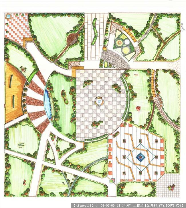 德国园林pdf电子书 海南某定鼎网 定鼎园林 园林方案设计 城市广场