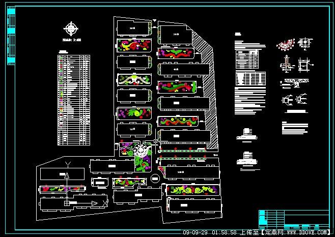 某小区绿化平面图的下载地址,园林方案设计,居住区,园林景观设计施工