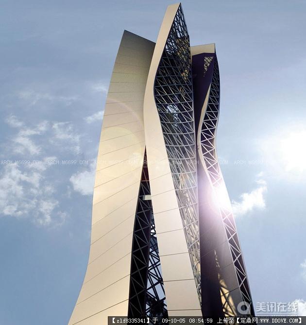 迪拜zaabeel公园ThyssenKrupp建筑竞赛参赛作