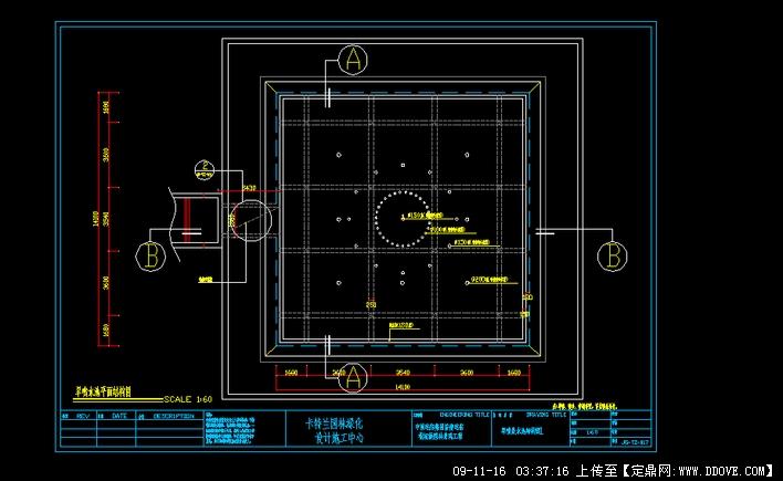 绿化喷灌管网平面布置图(Greening irrigation p