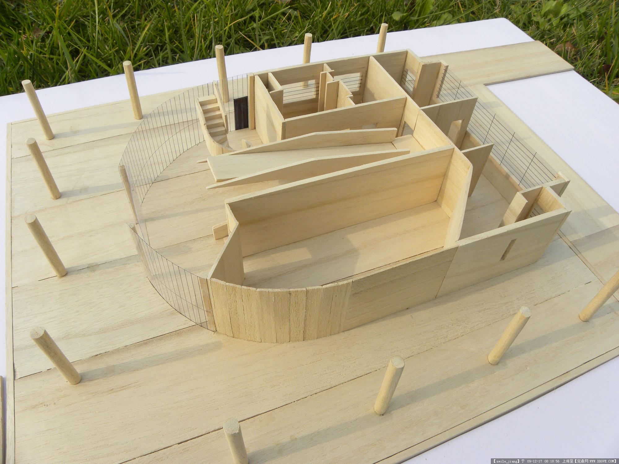 萨伏伊木质模型的图片浏览 三维模型 建筑模型 园林建筑装饰设计素材 定鼎素材