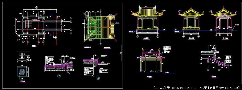 歇山亭施工详图