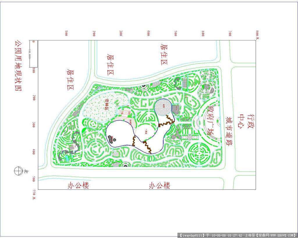 景观园林平面图手绘图