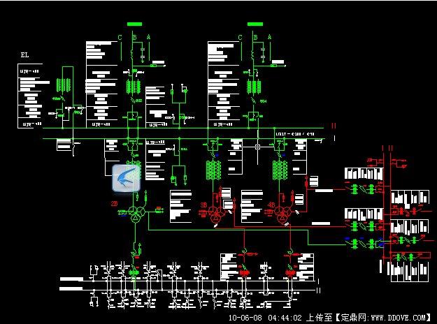 220kv变电站一次结线图