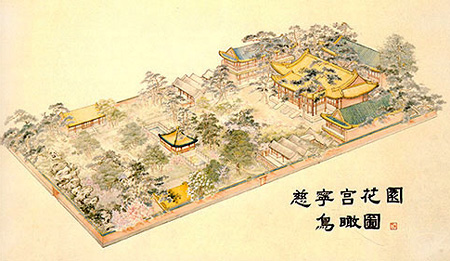 内廷宫殿雕梁画柱 紫禁城中的四大花园的详细