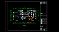 某单位网络中心机房CAD设计图