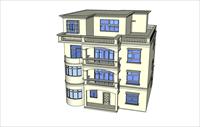 SU(草图大师)别墅模型