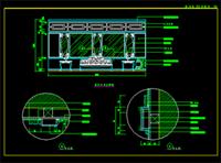 中餐厅-休息室立面CAD施工图
