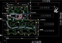 小区建筑规划平面