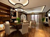 中式风格住宅餐厅室内装饰效果图