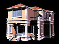 某别墅建筑3D模型