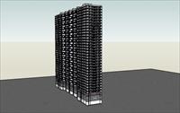 SketchUp模型建筑大厦