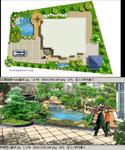 别墅庭院花园景观方案平面+局部效果图