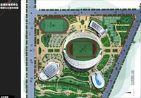 巢湖市体育馆规划设计效果图.