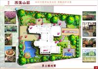 杭州西溪别墅景观方案彩平图