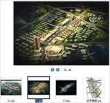 上海金山新城卫零路城市规划方案效果图