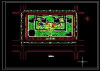广场绿化规划设计平面图