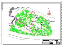 园博会寄思园规划设计绿化平面图（乔木）