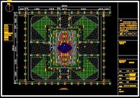 广场景观设计CAD平面图