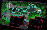 简约中式庭院景观方案CAD施工图全套