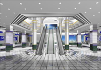 3DMAX源文件-商场大厅电梯
