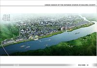沿江大道城市设计（文本+CAD竖向设计图）