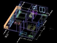 小窝-住宅三维CAD图