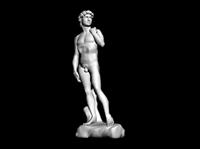 艺术人体雕像男性3d模型