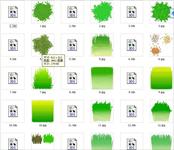 园林景观-草3D模型含材质.rar