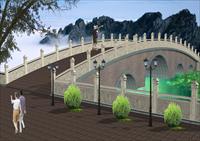 3D桥 效果图