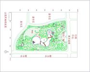 公园绿化CAD平面
