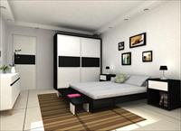 室内卧室3D效果图建模