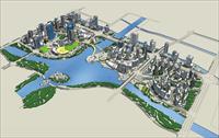 城市规划设计 （附SKETCHUP精细模型）